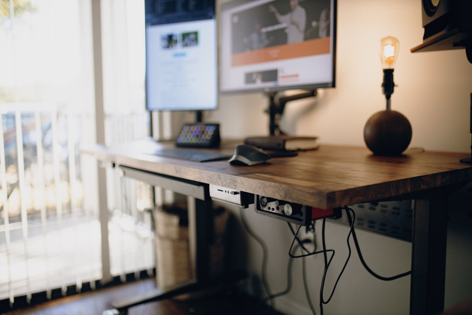 optimal sit-stand desk home office